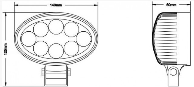 Proiector LED 24W [3]