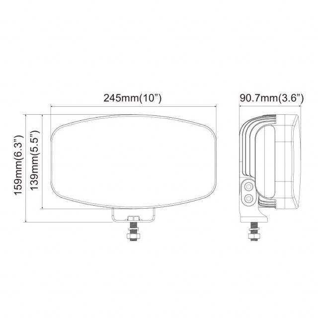 Proiector LED cu pozitie 58W [5]