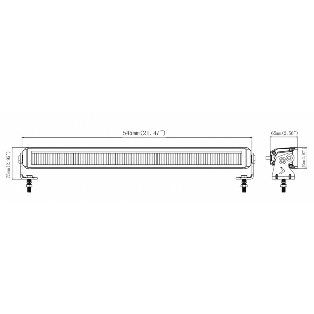 Proiector LED + DRL, 10 + 36 LEDURI, 5730 Lumeni [2]
