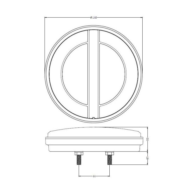 LAMPA LED 3 FUNCTII STANGA - SEMNALIZARE DINAMICA [2]