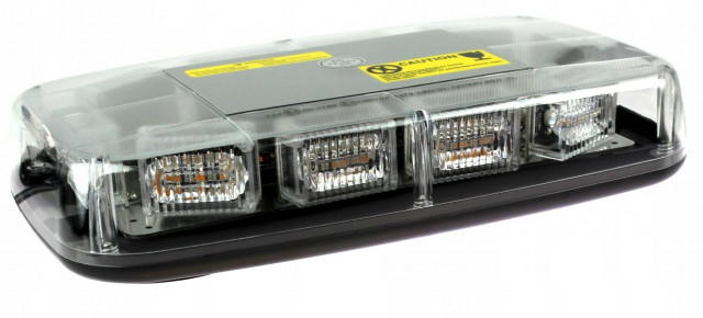 Rampa girofar 20 led-uri, 12-24V, 10 functii, magnetic [2]