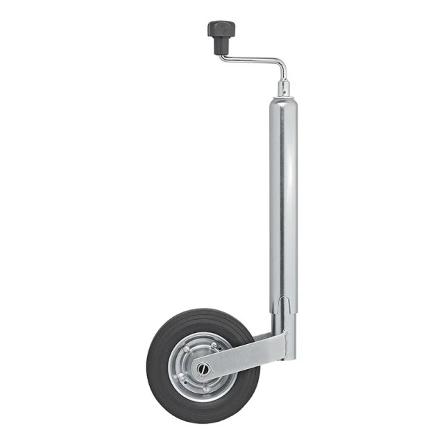 Roata de sprijin / manevra, teava de 48mm / anvelopa cauciuc plin 200 x 50 mm [3]
