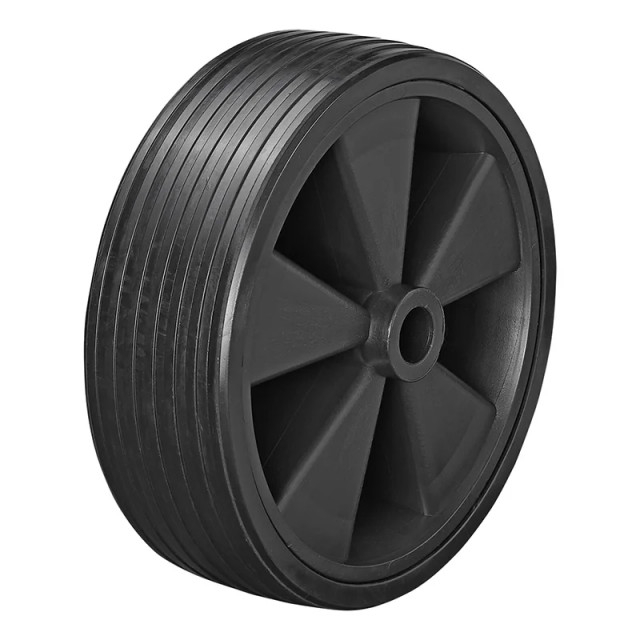Roata pentru protap, janta plastic cu cauciuc solid 220x70mm [1]
