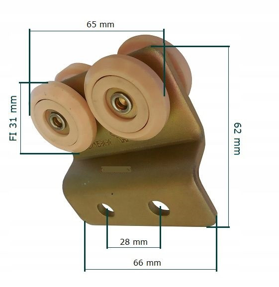 Rola culisare prelata Ø31 x 24mm [2]