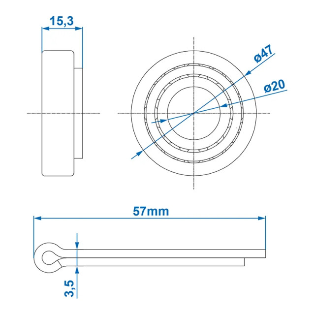Rulment 30204 20x47x15.2 [7]