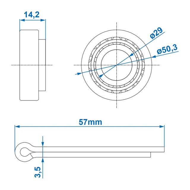 Rulment 45449/45410 29x50.3x15.5 [7]