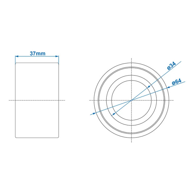 Rulment compact 34/64x37mm universal [6]