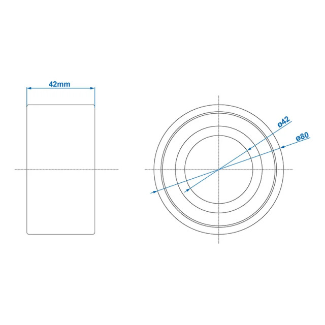 Rulment compact 42/80x42mm compatibil AL-KO [2]