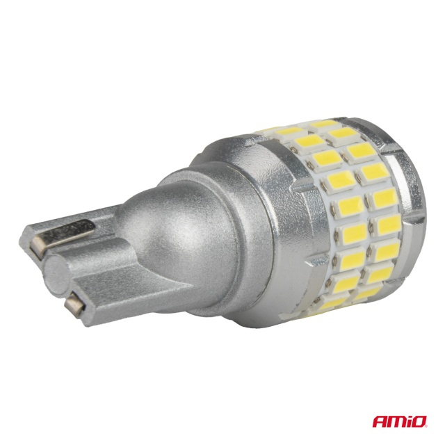 Set 2 becuri auto LED CANBUS alb T15 W16W 48SMD 4SMD 3014 3030 12V 24V [4]