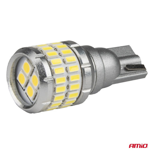 Set 2 becuri auto LED CANBUS alb T15 W16W 48SMD 4SMD 3014 3030 12V 24V [3]