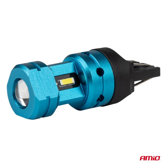 Set 2 becuri auto LED CANBUS alb T20 7443 W21/5W 4SMD 1860 12V 24V [3]