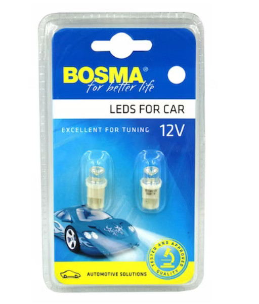 Set 2 becuri LED auto,  T10, 1XLED, 12V [1]