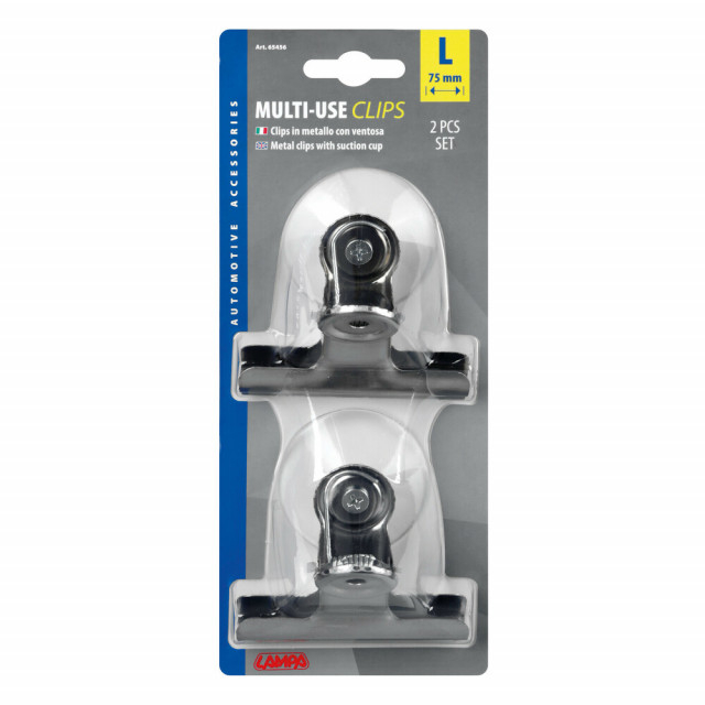 Set 2 cleme metalice cu ventuza [2]