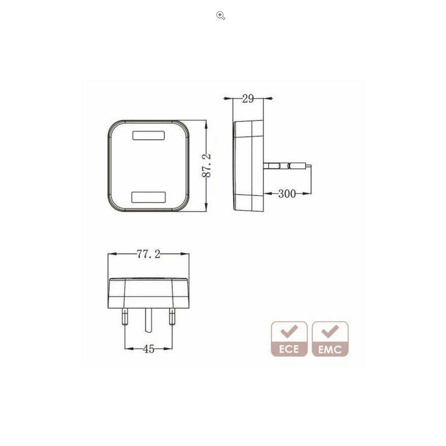 Set 2 lampi LED fara fir [8]