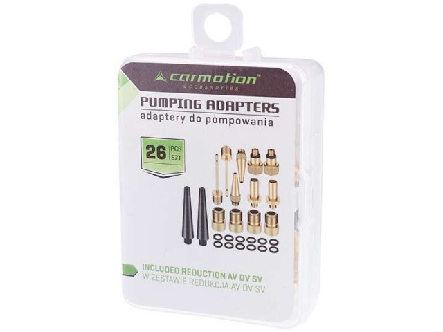 Set 26 buc adaptoare de umflare pentru pompa, compresor aer roti, mingi, etc [3]