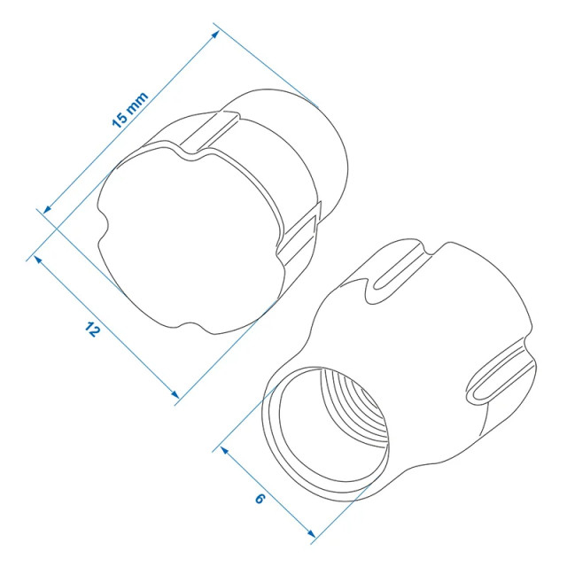 Set 8 capace ventil auto, cu marcaj pentru fiecare roata [5]