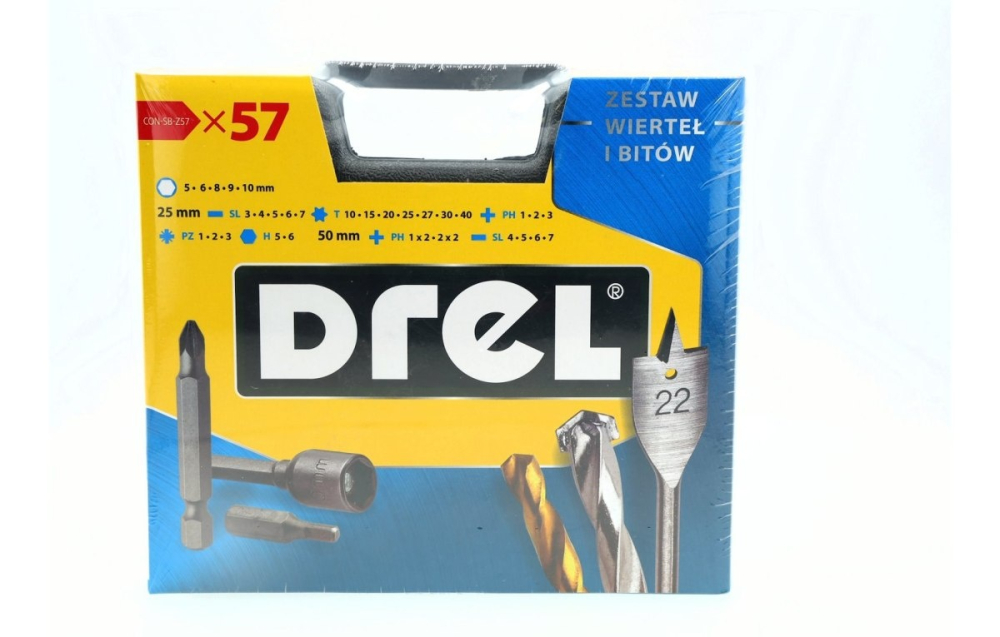 Set burghiu și biți  57 buc. [3]