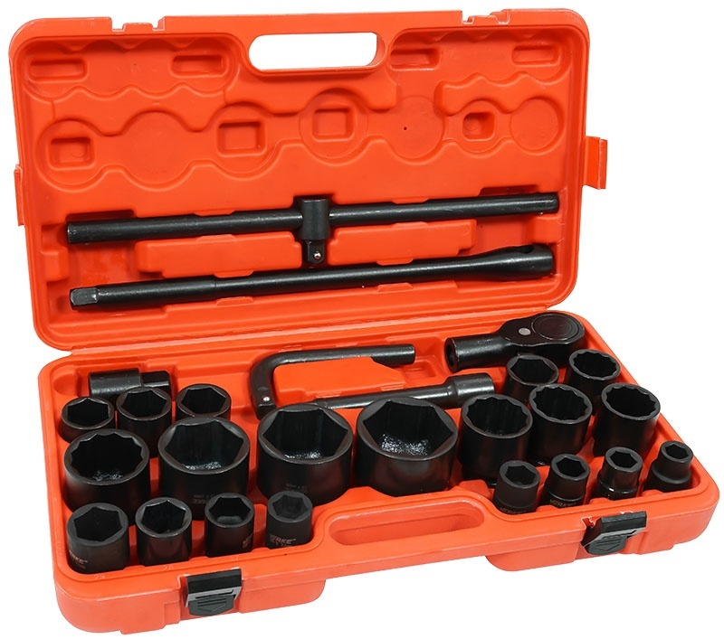 Set chei tubulare de impact, 26 piese, 3/4", 17-65mm [1]
