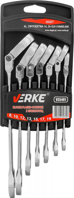 Set de 7 chei combinate, cu clichet  8 - 19mm [1]