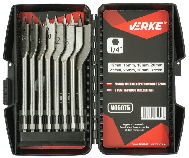 Set de 8 burghie cu axa 12 - 32mm [1]