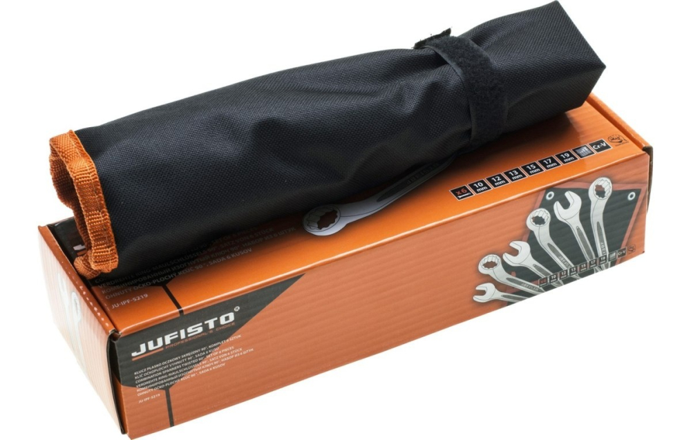 Set de chei fixe cu cap fix răsucite la 90° , 10-19 mm, 6 buc. [3]