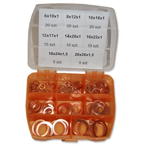 Set garnituri de cupru 6, 8, 10, 12, 14, 16, 18, 20 (105 buc) [1]