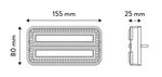 Set Lămpi spate combinate magnetice, 3 funcții, 12-24V, cablu 7,5 m [2]