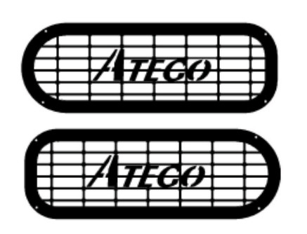 Set ornamente cromate far ceata MERCEDES ATEGO [2]