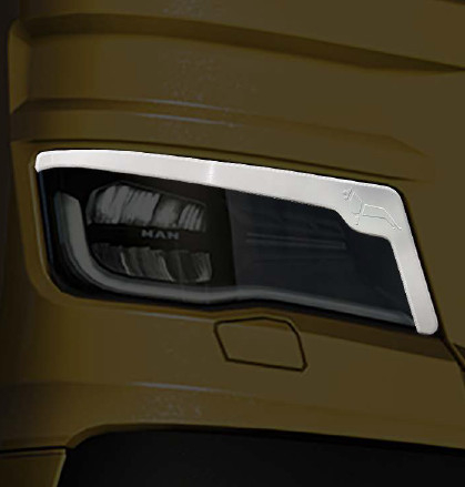 Set ornamente cromate far MAN TGX 2021 [1]