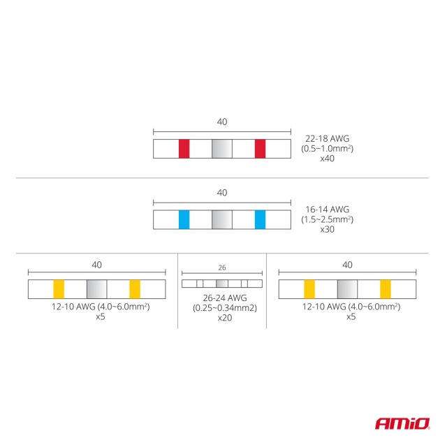 Set tuburi contractabile cu inel cositor 100 buc [4]