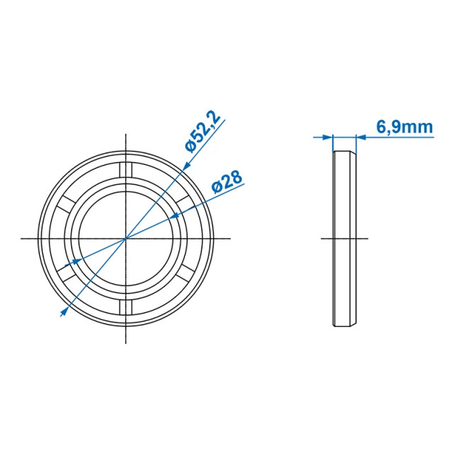 Simering 30x52x7mm [4]