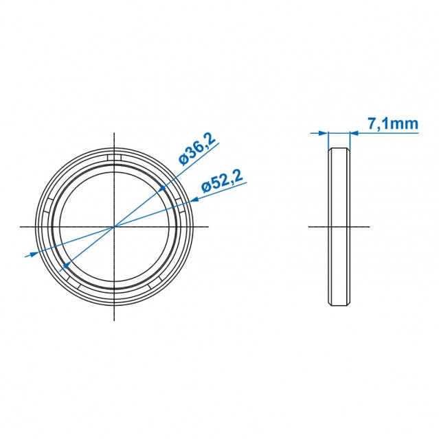 Simering 38x52x7mm [6]