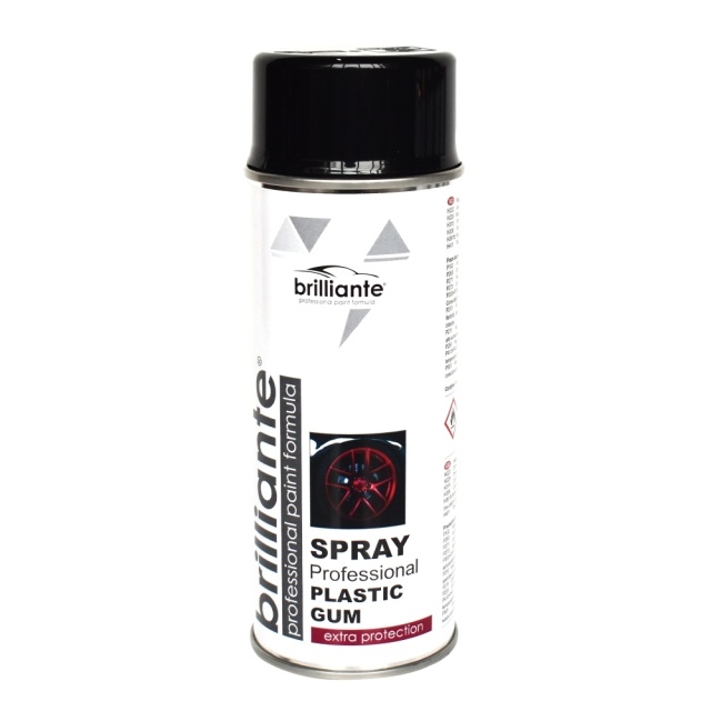 Spray vopsea cauciucata, negru 400ml [1]