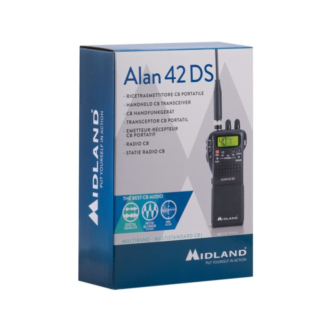 Statie radio CB portabila Midland Alan 42 DS cu Squelch Automat Digital Cod C1267 [8]
