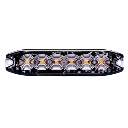 Stroboscop  SLIM 6 led-uri lumina portocalie [1]