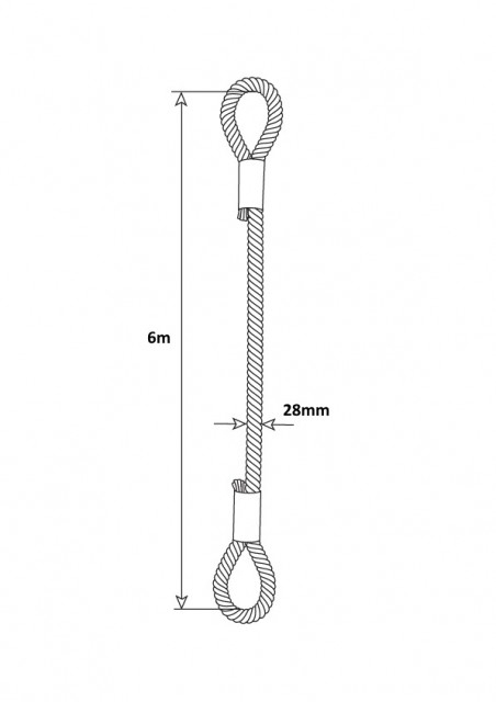 SUFA TRACTARE CAMIOANE (OCHI-OCHI) – 6M, 28 mm [2]