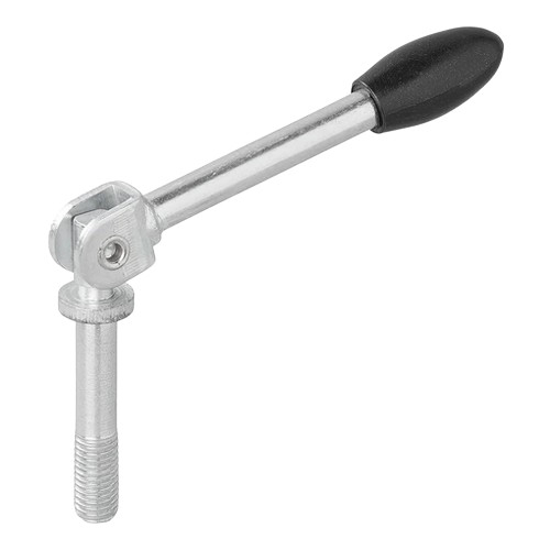 Surub strangere clema roata de manevra cu maner rabatabil 48mm [1]