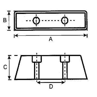 Tampon cauciuc 350 X 100 X 100mm [2]