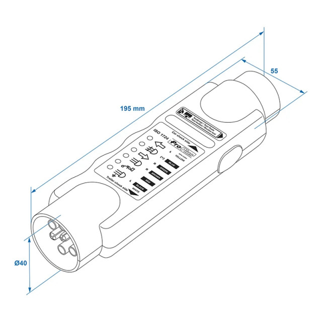 Tester de prize de remorca 7 Pini 12V [6]