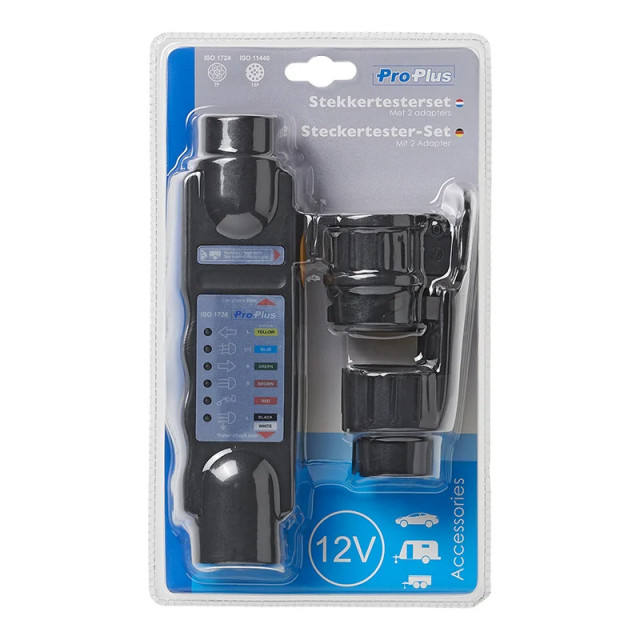 Tester de prize de remorca 7 Pini 12V cu 2 adaptoare [6]