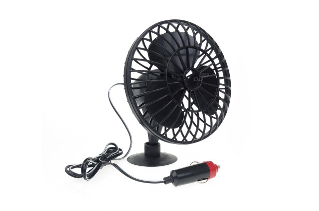 Ventilator 12V mini, plastic, ventuza, fi140mm [2]