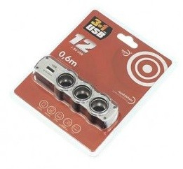 Electrice Auto - Adaptor 3X priza bricheta + USB