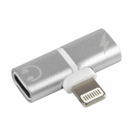 Incarcatoare / Modulatoare / Cabluri Date / Auxiliare - Adaptor pentru conectarea cablului de reîncărcare si a castilor