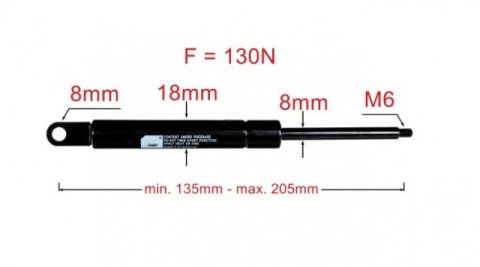 Amortizor gaz 210mm [1]