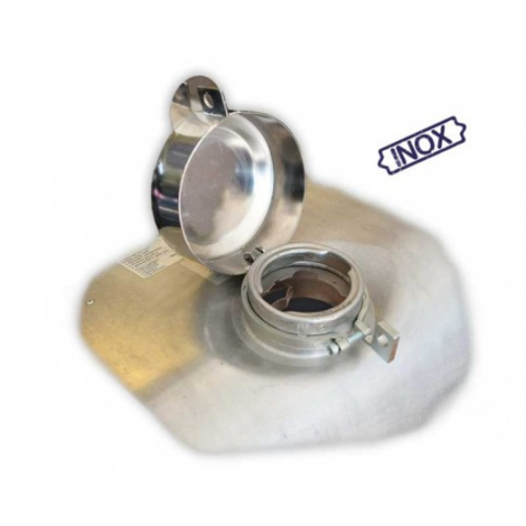 Antifurt rezervor combustibil Ø80mm full INOX + lacat [1]