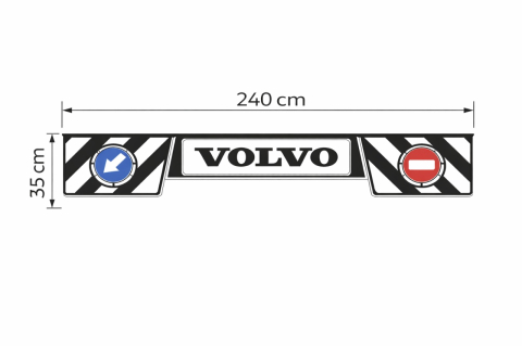 Aparatoare noroi spate remorca VOLVO 240x35cm [1]