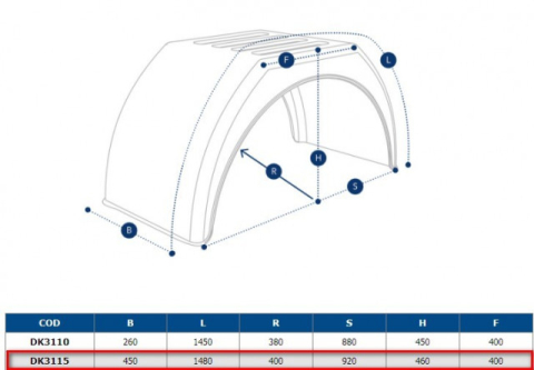 Aripa Spate Roti Duble DOMAR Iveco Ford Nissan Sprinter Lt Crafter [1]