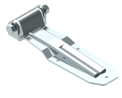 Accesorii Prelata - Balama inferioara cu suport 255 x 82 mm