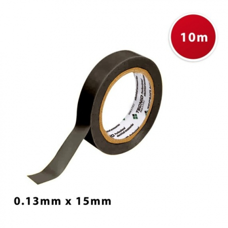 Banda izolatoare PVC, grosime 0.13 mm, 15 mm x 10 m. Neagra [3]