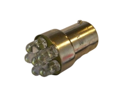 Becuri 12V - Bec LED 12V 20mA BA15s G18 alb